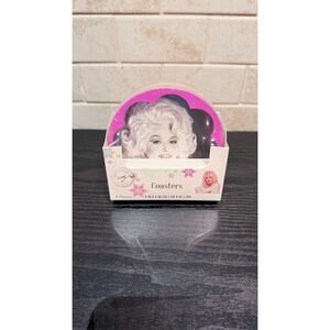 Dolly Parton Christmas Coasters – 8-Count Double-Sided Set (NEW)